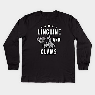 Linguine and clams Kids Long Sleeve T-Shirt